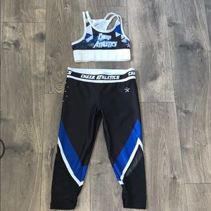 Outgrown Rebel Cheer top and capris pants